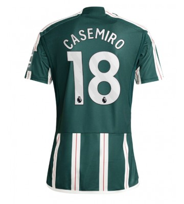 Manchester United Casemiro #18 Vieraspaita 2023-24 Lyhyet Hihat